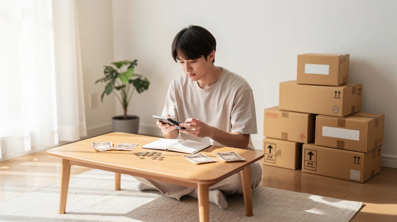 単身（一人暮らし）の引っ越し費用イメージ
