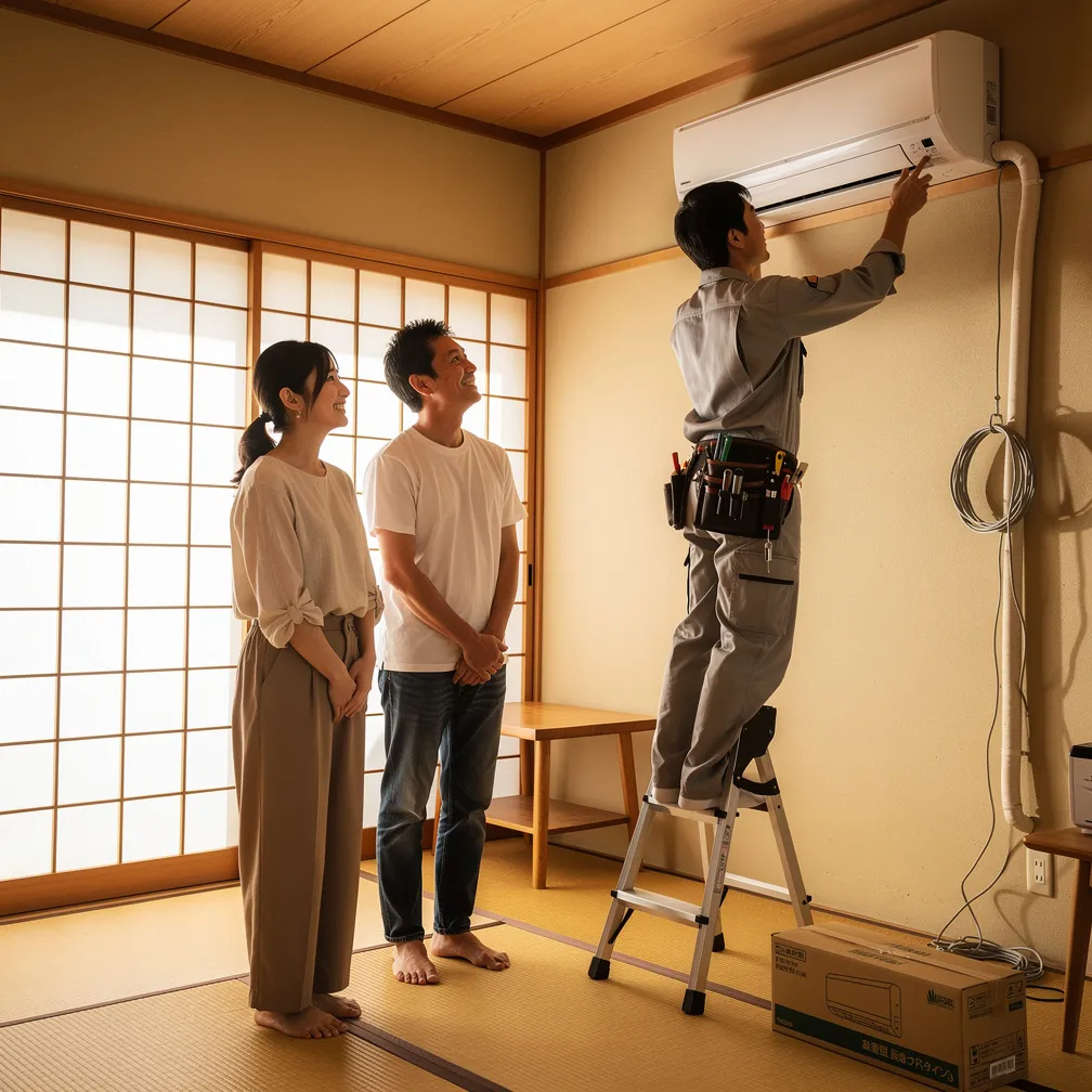 家電設置に関する画像