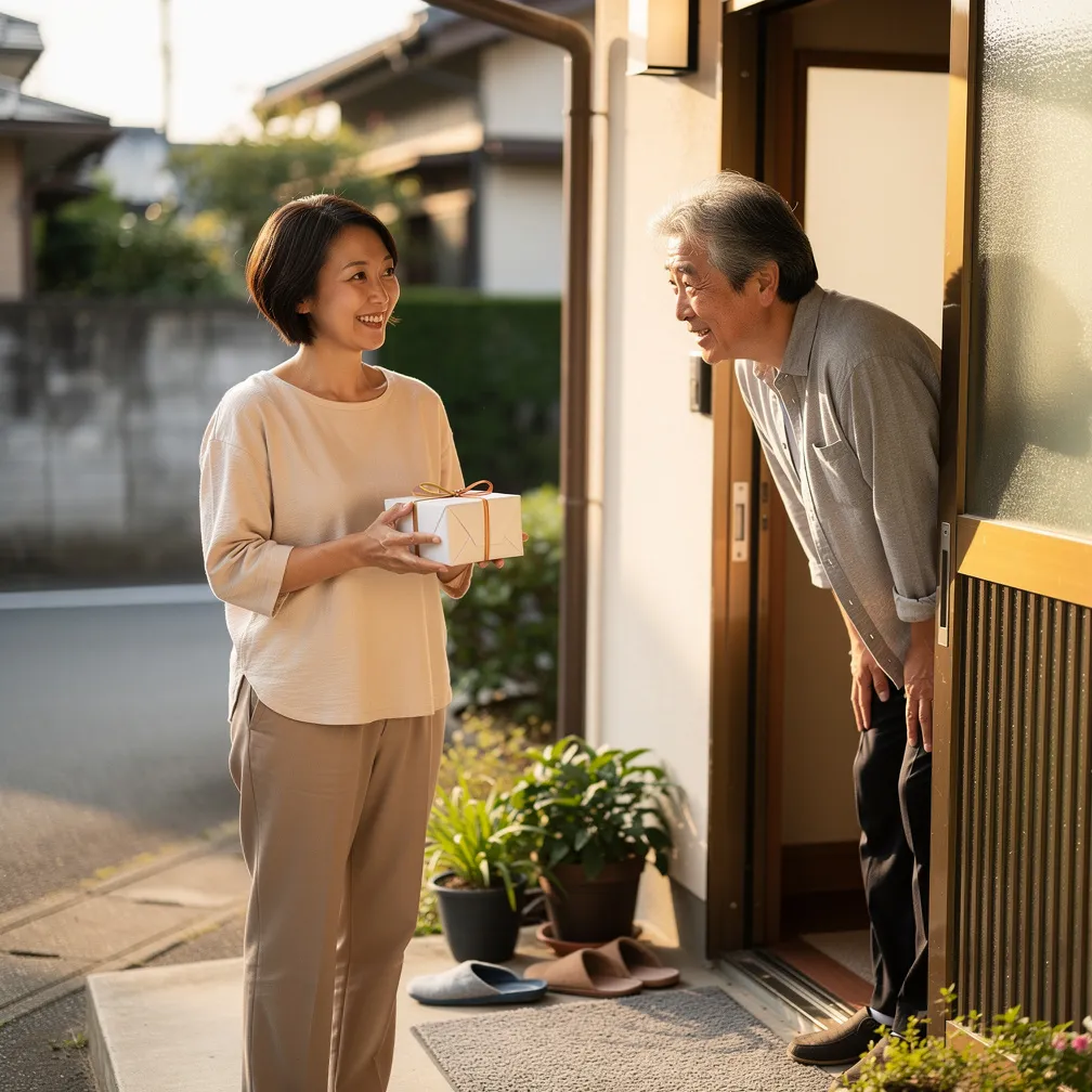 引っ越し挨拶に関する画像