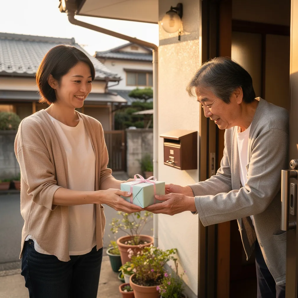 引っ越し挨拶に関する画像