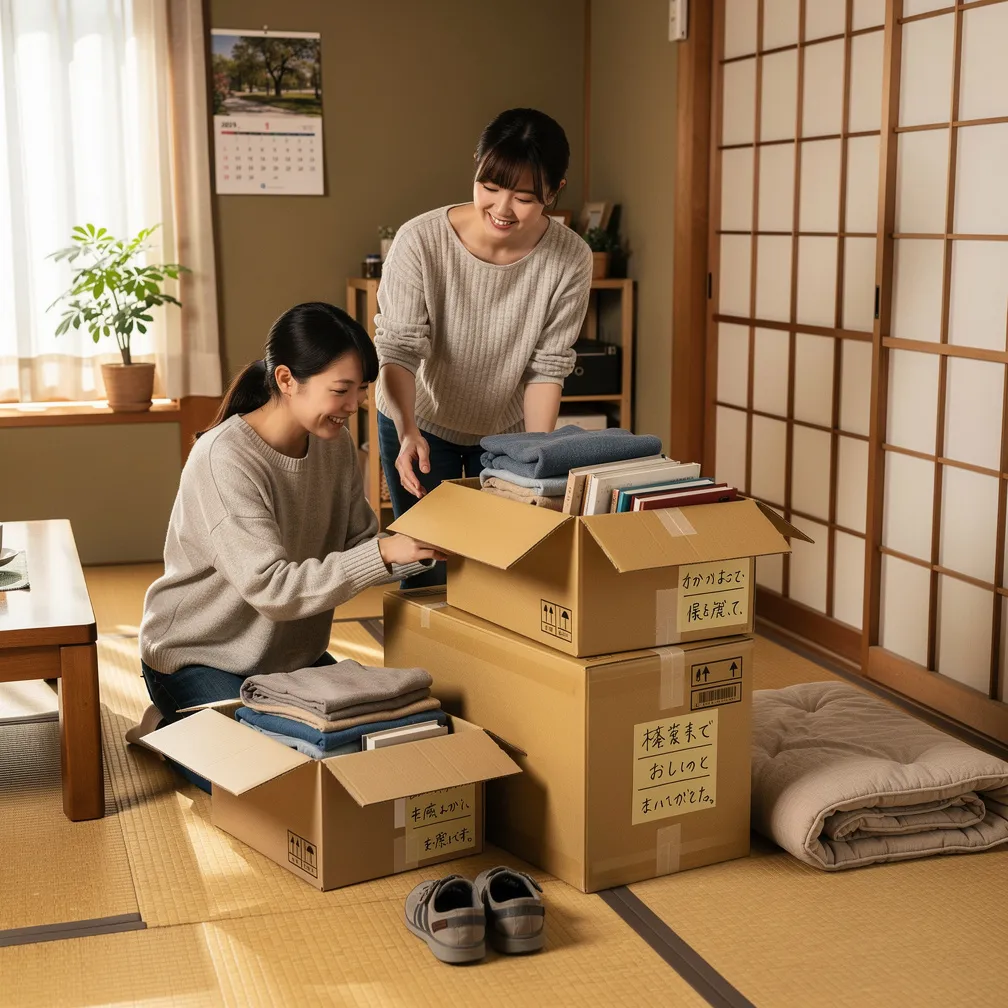引っ越しダンボールに関する画像