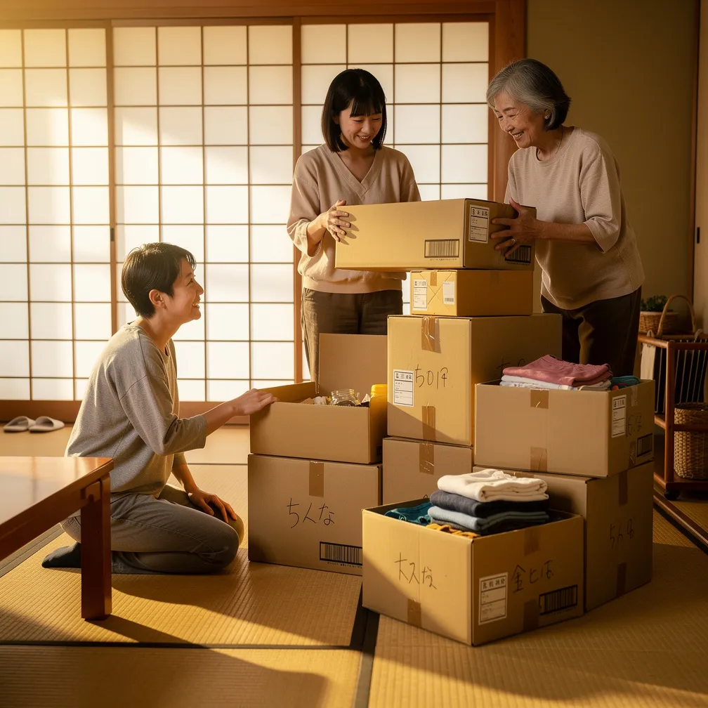 引っ越しダンボールに関する画像