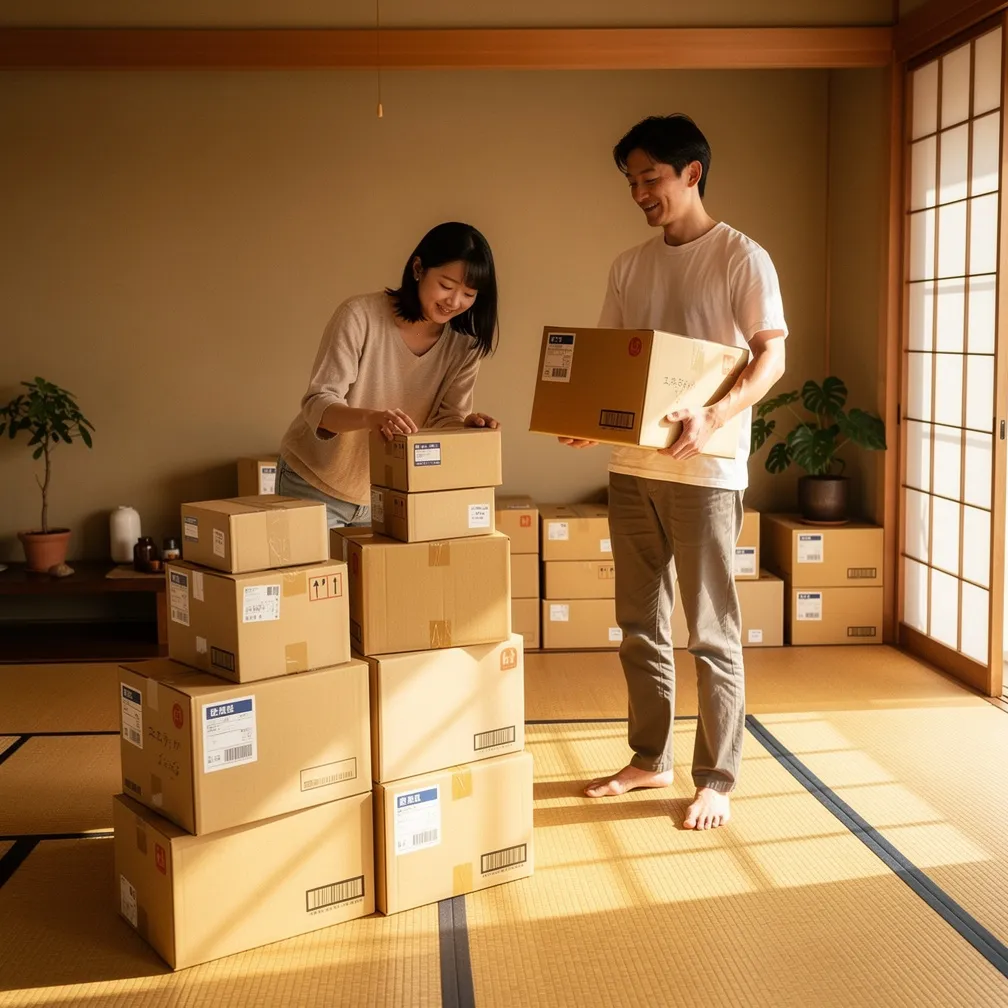 引っ越しダンボールに関する画像