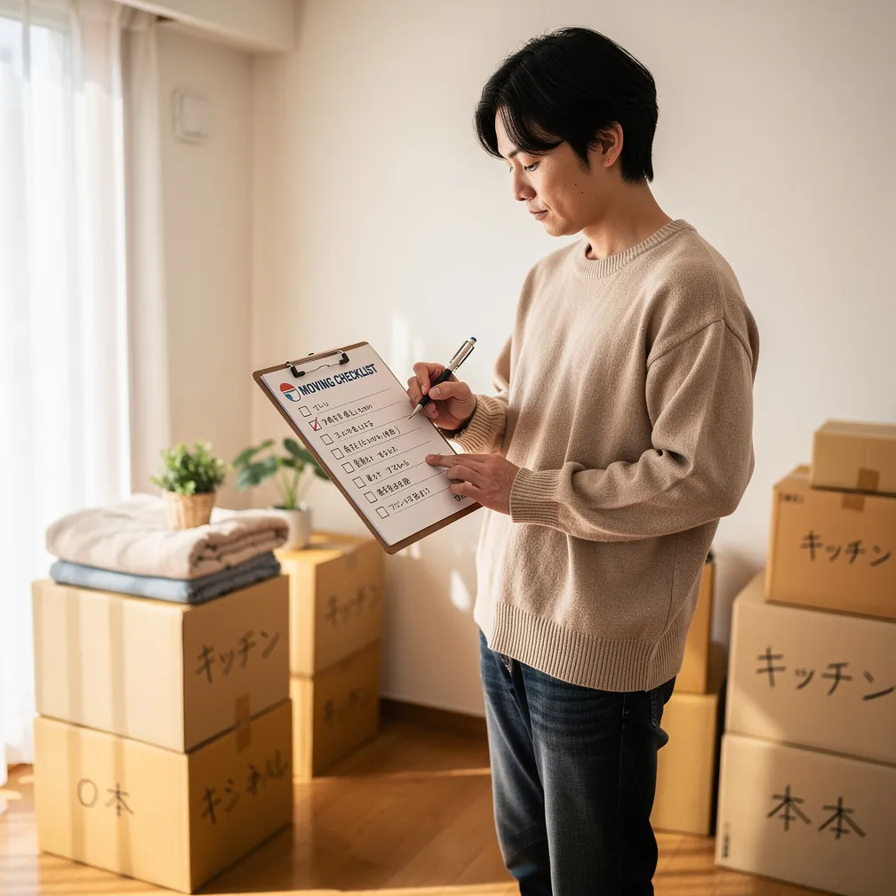 引っ越し手続きのイメージ