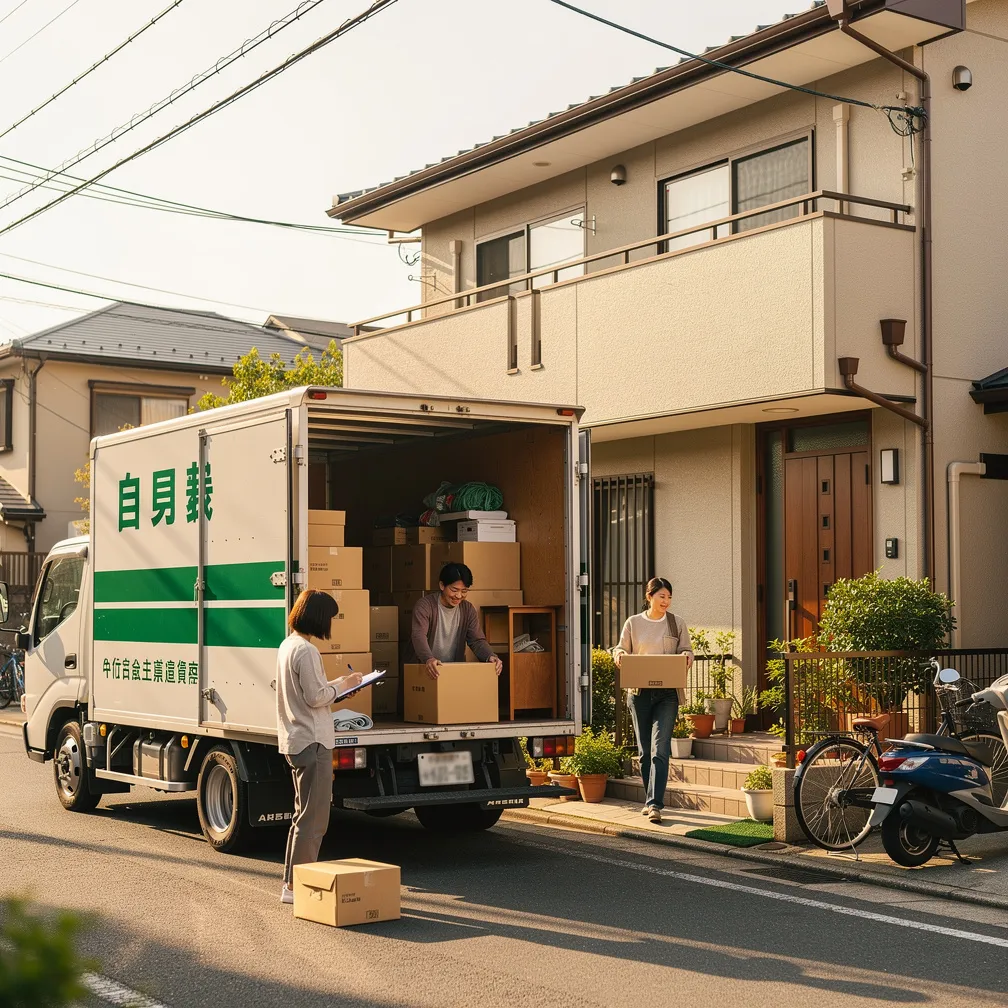 引っ越しトラックのイメージ