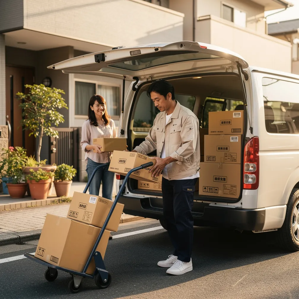 レンタカー引っ越しに関する画像